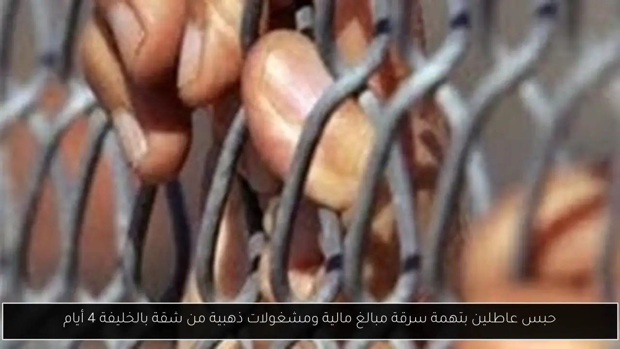 حبس عاطلين بتهمة سرقة مبالغ مالية ومشغولات ذهبية من شقة بالخليفة 4 أيام