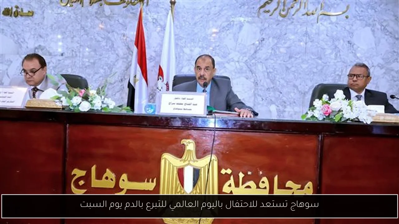 سوهاج تستعد للاحتفال باليوم العالمي للتبرع بالدم يوم السبت