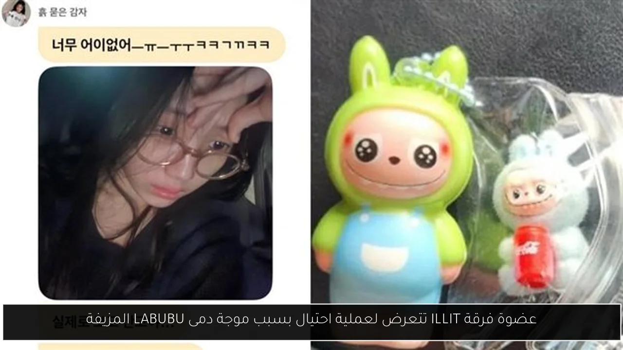 عضوة فرقة ILLIT تتعرض لعملية احتيال بسبب موجة دمى LABUBU المزيفة