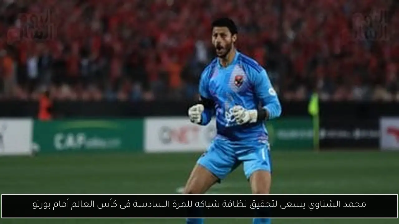محمد الشناوي يسعى لتحقيق نظافة شباكه للمرة السادسة فى كأس العالم أمام بورتو