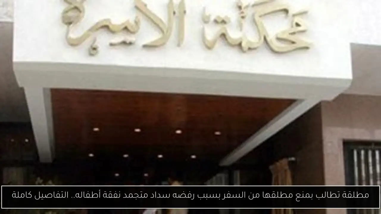 مطلقة تطالب بمنع مطلقها من السفر بسبب رفضه سداد متجمد نفقة أطفاله.. التفاصيل كاملة