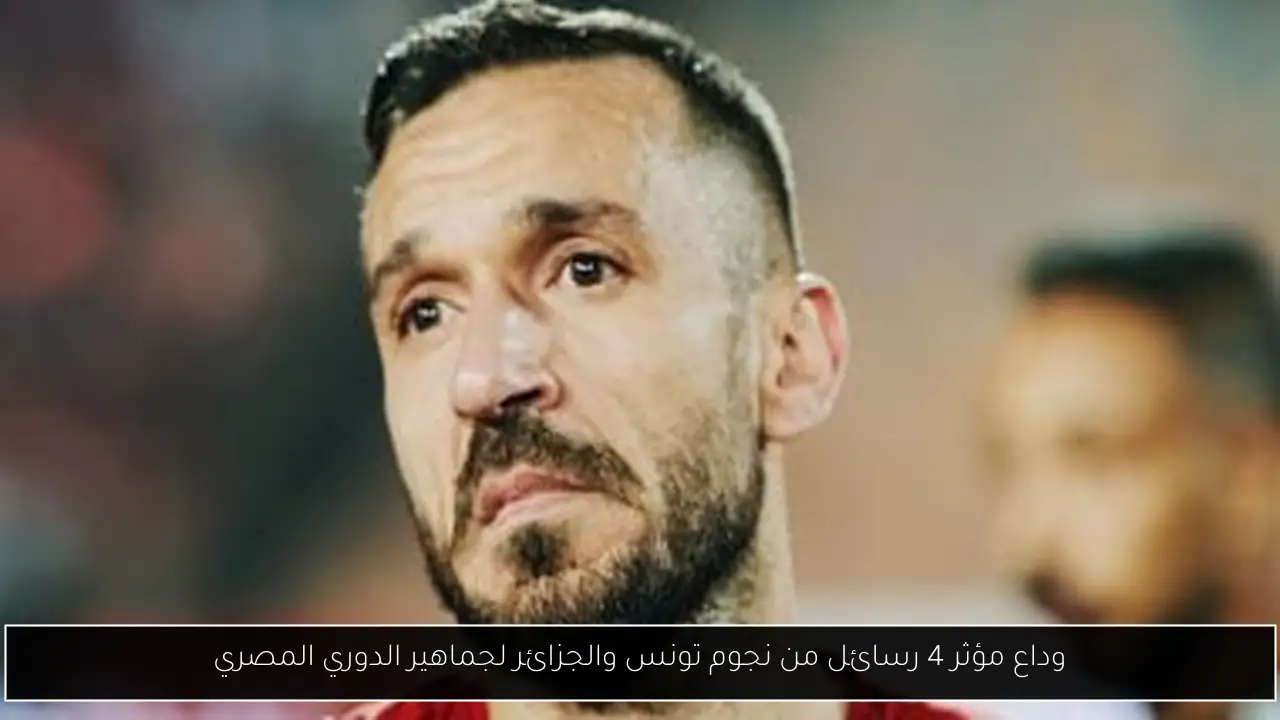 وداع مؤثر 4 رسائل من نجوم تونس والجزائر لجماهير الدوري المصري