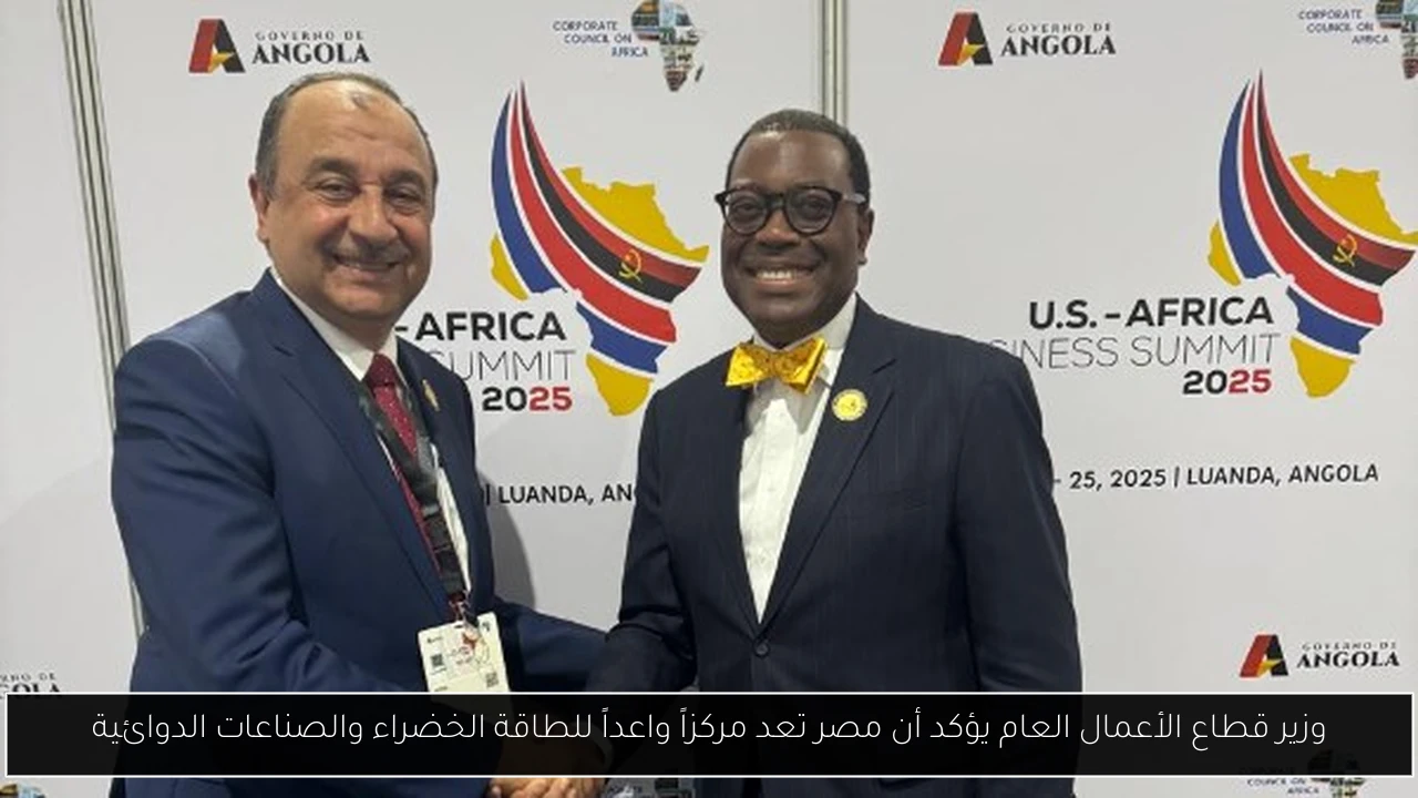 وزير قطاع الأعمال العام يؤكد أن مصر تعد مركزاً واعداً للطاقة الخضراء والصناعات الدوائية