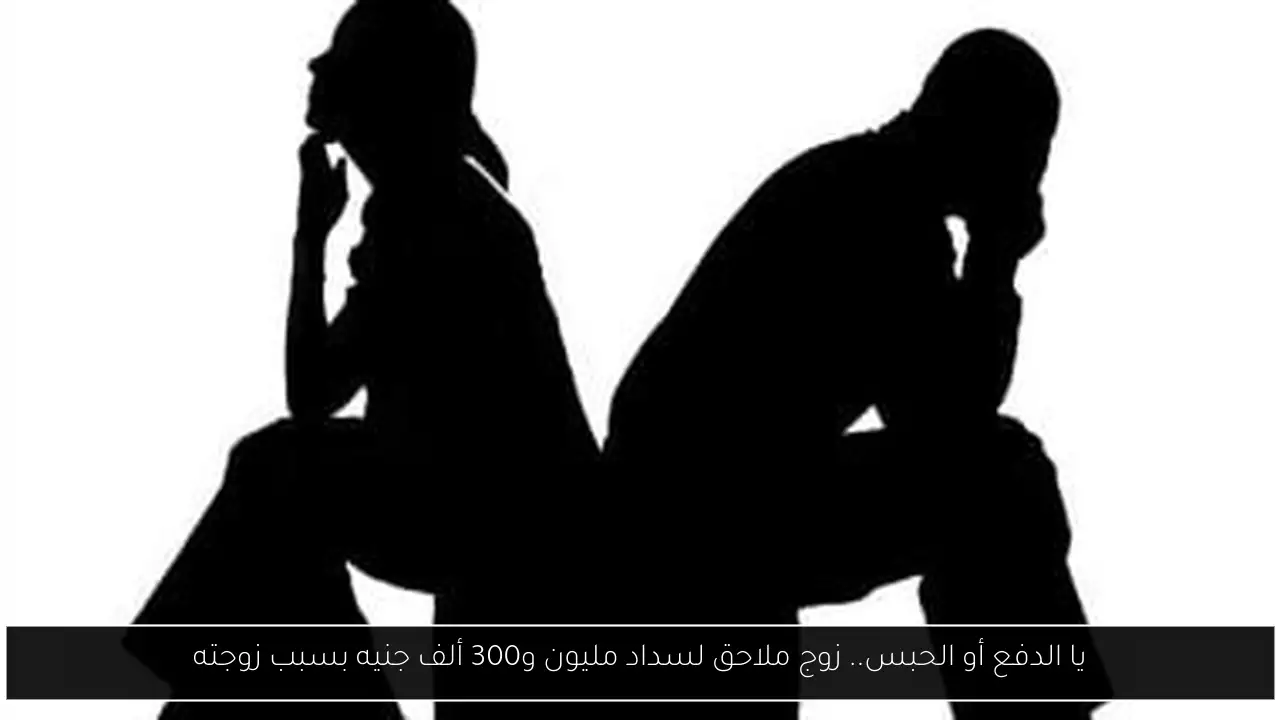 يا الدفع أو الحبس.. زوج ملاحق لسداد مليون و300 ألف جنيه بسبب زوجته