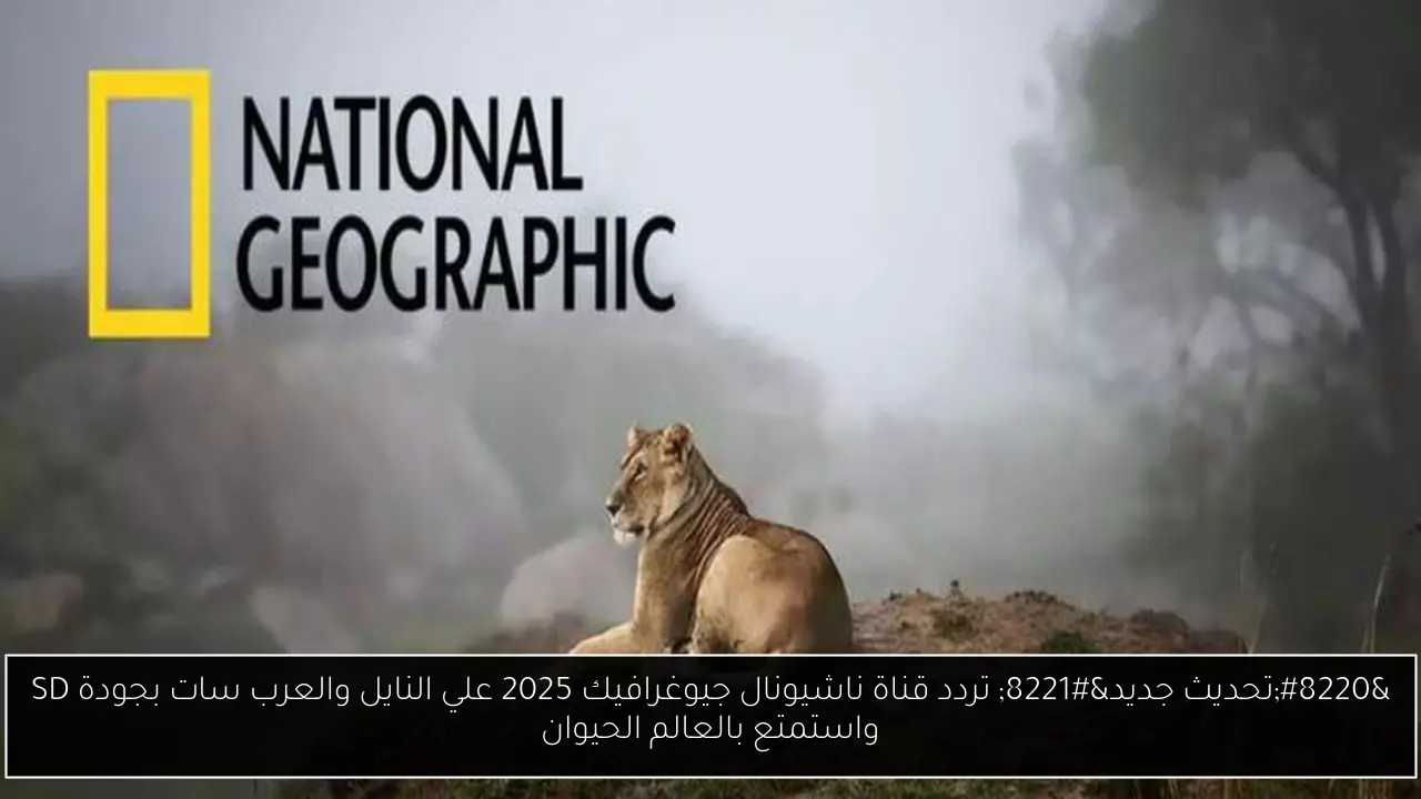 “تحديث جديد” تردد قناة ناشيونال جيوغرافيك 2025 علي النايل والعرب سات بجودة SD واستمتع بالعالم الحيوان