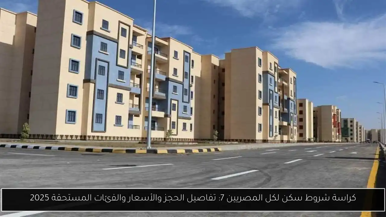 كراسة شروط سكن لكل المصريين 7: تفاصيل الحجز والأسعار والفئات المستحقة 2025