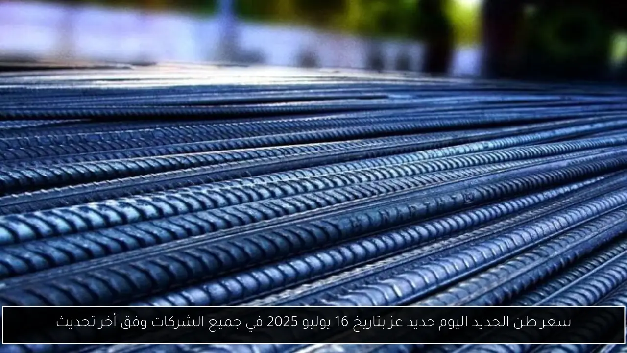 سعر طن الحديد اليوم حديد عز بتاريخ 16 يوليو 2025 في جميع الشركات وفق أخر تحديث