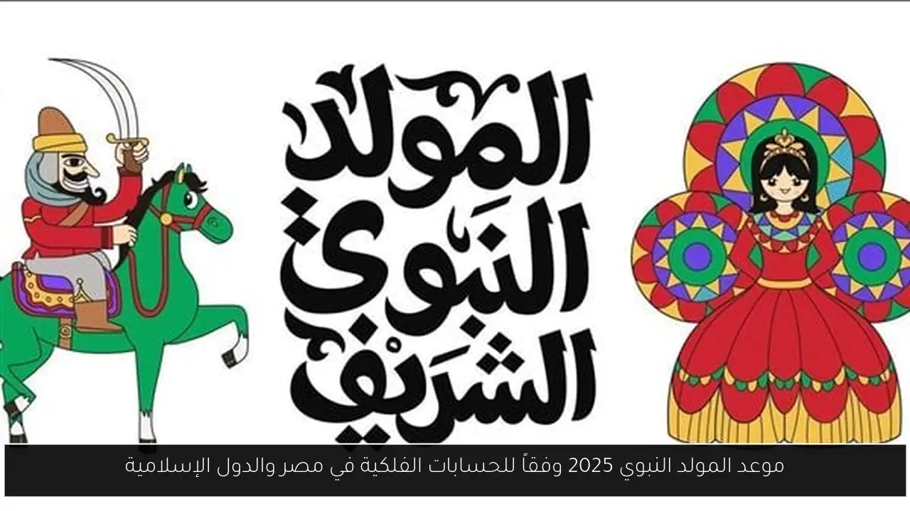 موعد المولد النبوي 2025 وفقاً للحسابات الفلكية في مصر والدول الإسلامية