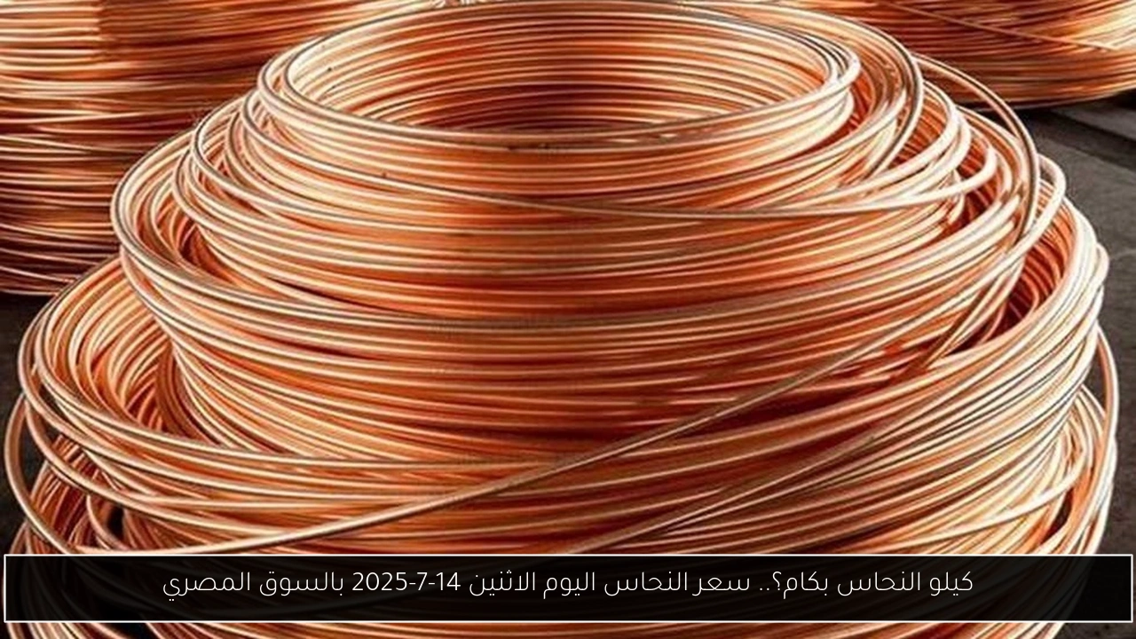 كيلو النحاس بكام؟.. سعر النحاس اليوم الاثنين 14-7-2025 بالسوق المصري