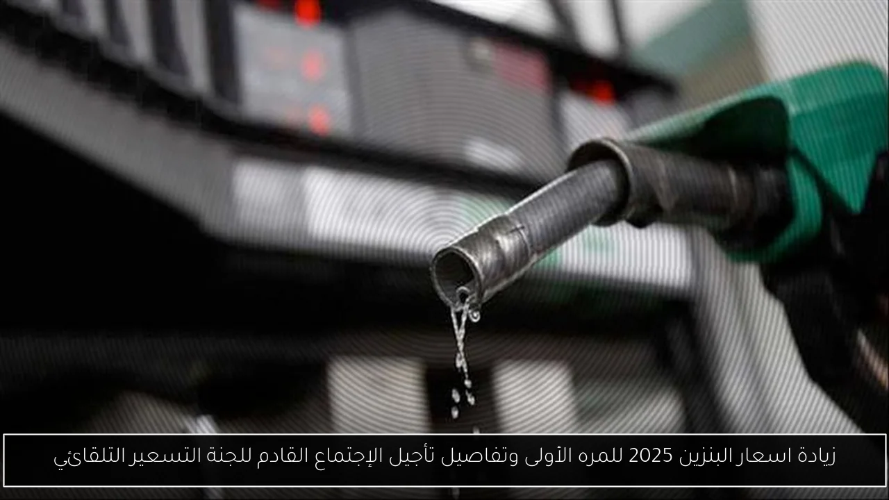 زيادة اسعار البنزين 2025 للمره الأولى وتفاصيل تأجيل الإجتماع القادم للجنة التسعير التلقائي