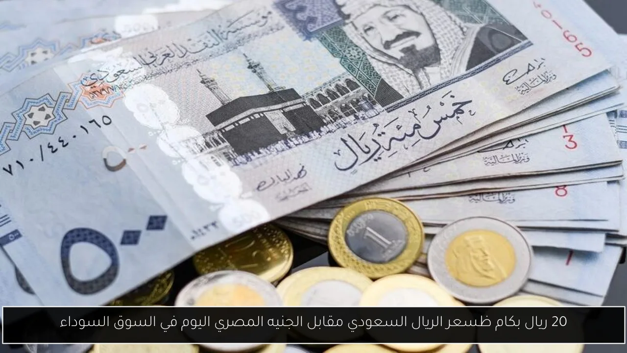 20 ريال بكام؟ سعر الريال السعودي مقابل الجنيه المصري اليوم في السوق السوداء