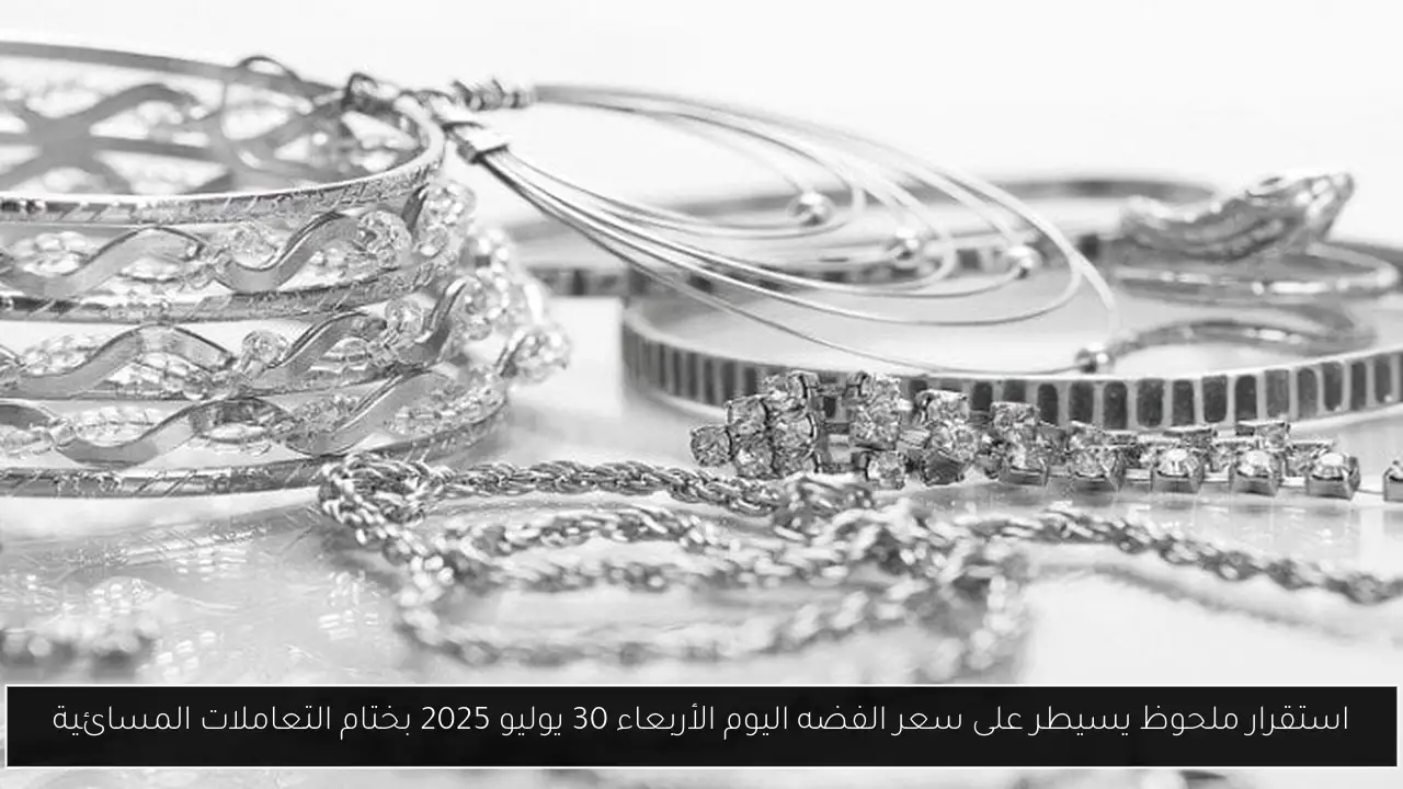 استقرار ملحوظ يسيطر على سعر الفضه اليوم الأربعاء 30 يوليو 2025 بختام التعاملات المسائية