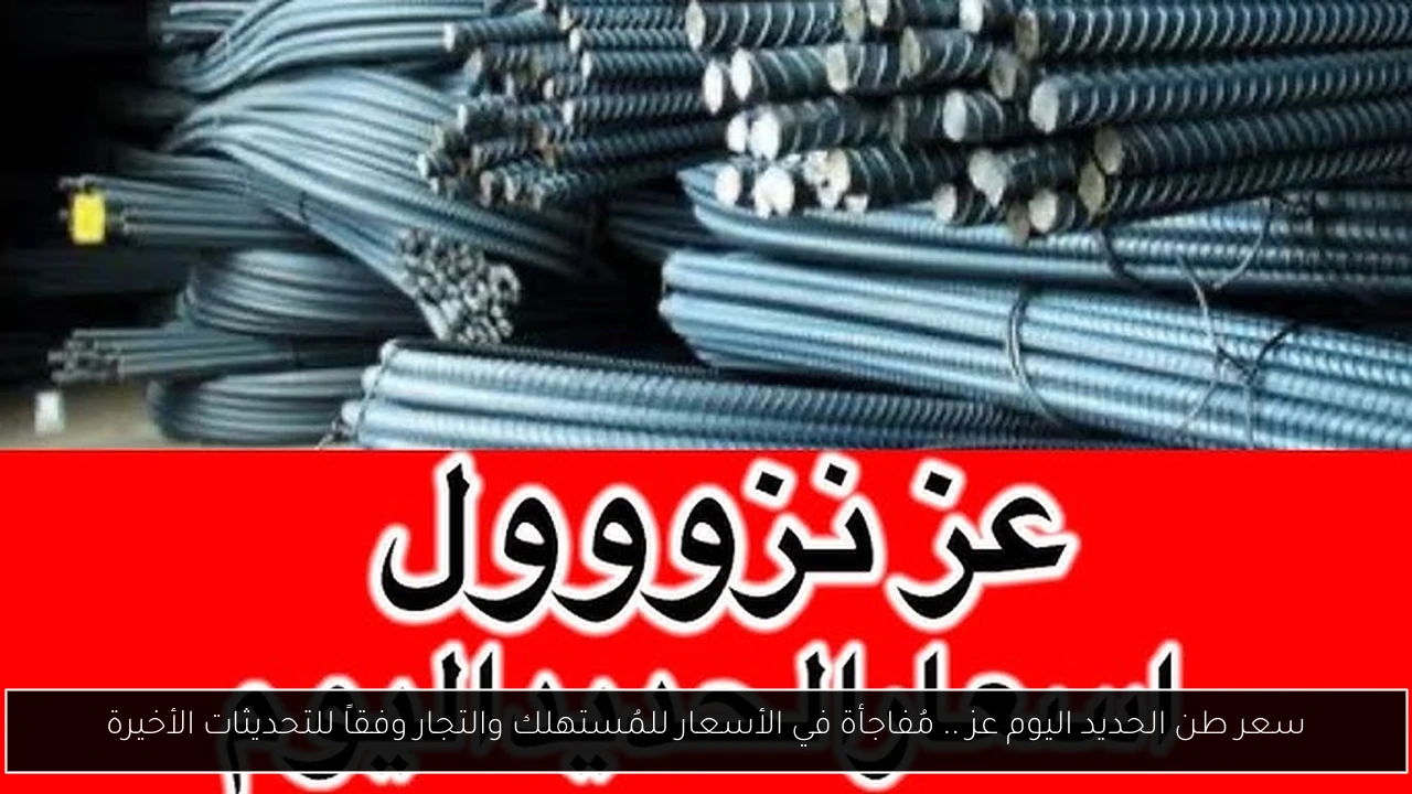 سعر طن الحديد اليوم عز .. مُفاجأة في الأسعار للمُستهلك والتجار وفقاً للتحديثات الأخيرة