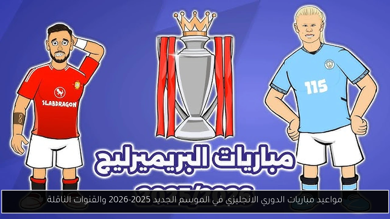 مواعيد مباريات الدوري الانجليزي في الموسم الجديد 2025-2026 والقنوات الناقلة