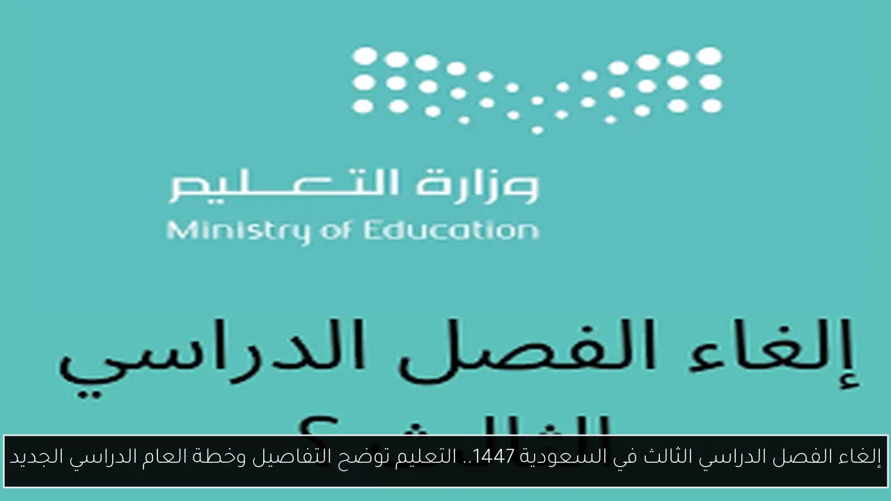 بداية العام الدراسي 1447 لجميع الصفوف بالمملكة.. وزارة التعليم السعودية تُجيب