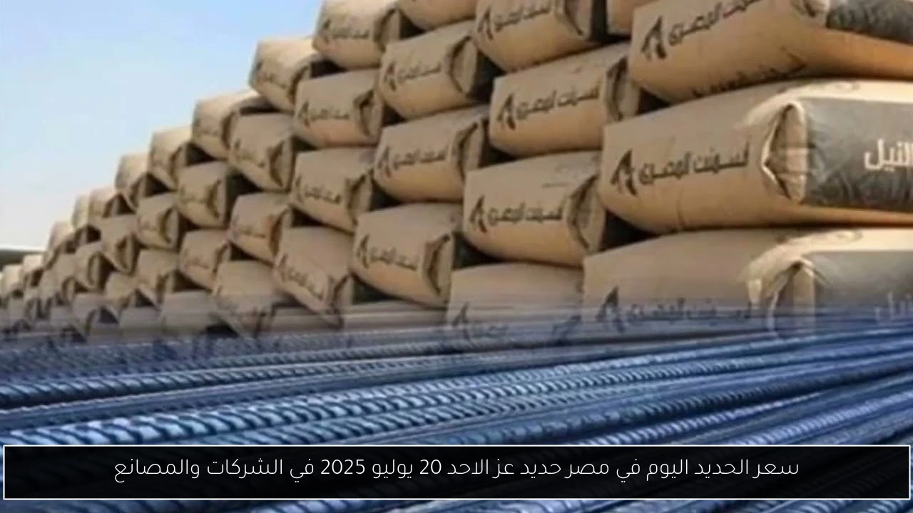 سعر الحديد اليوم في مصر حديد عز الاحد 20 يوليو 2025 في الشركات والمصانع
