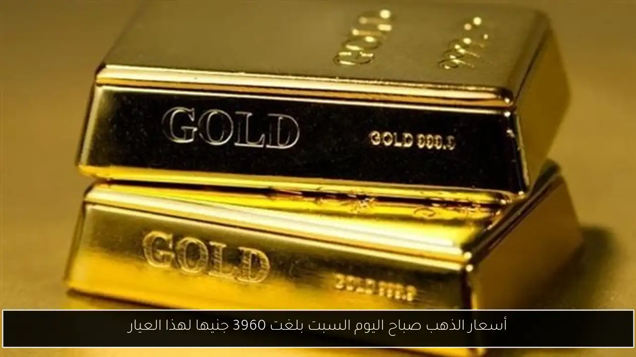 أسعار الذهب صباح اليوم السبت بلغت 3960 جنيها لهذا العيار