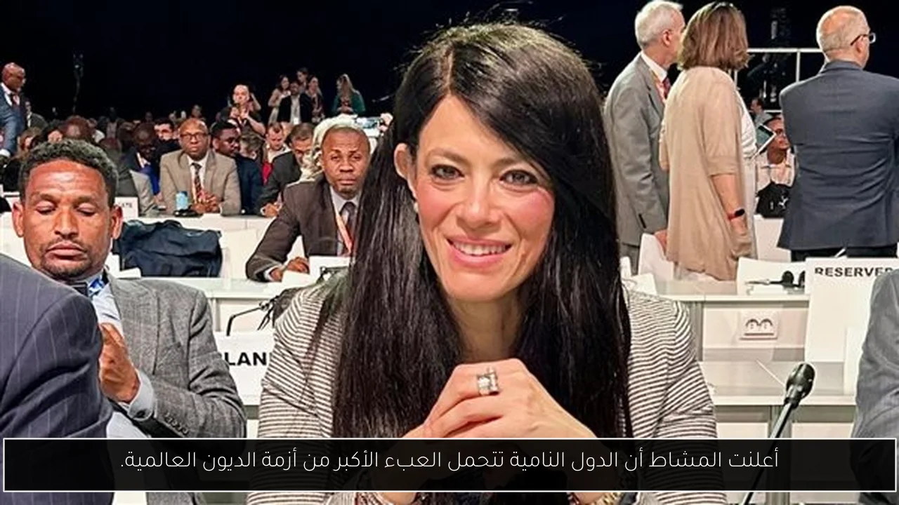 أعلنت المشاط أن الدول النامية تتحمل العبء الأكبر من أزمة الديون العالمية.