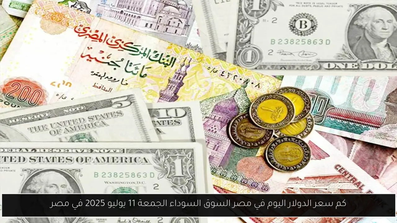 كم سعر الدولار اليوم في مصر السوق السوداء الجمعة 11 يوليو 2025 في مصر