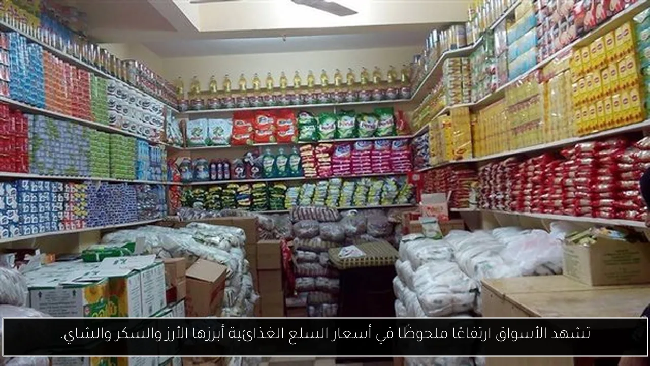 تشهد الأسواق ارتفاعًا ملحوظًا في أسعار السلع الغذائية أبرزها الأرز والسكر والشاي.