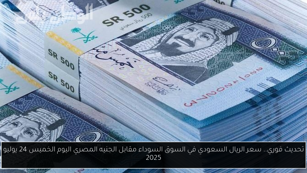 تحديث فوري.. سعر الريال السعودي في السوق السوداء مقابل الجنيه المصري اليوم الخميس 24 يوليو 2025