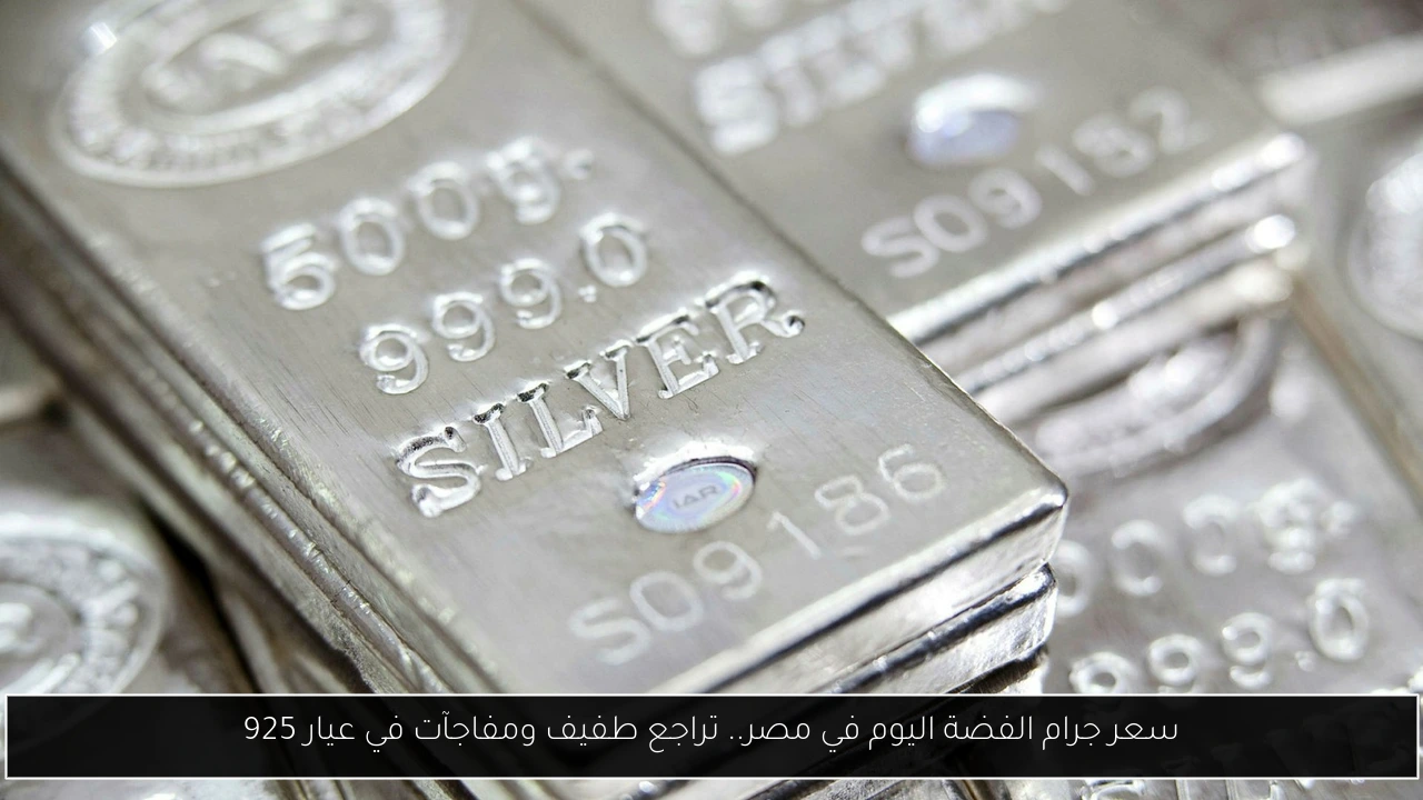 سعر جرام الفضة اليوم الإثنين 7 يوليو 2025 في السوق العالمي والمحلي