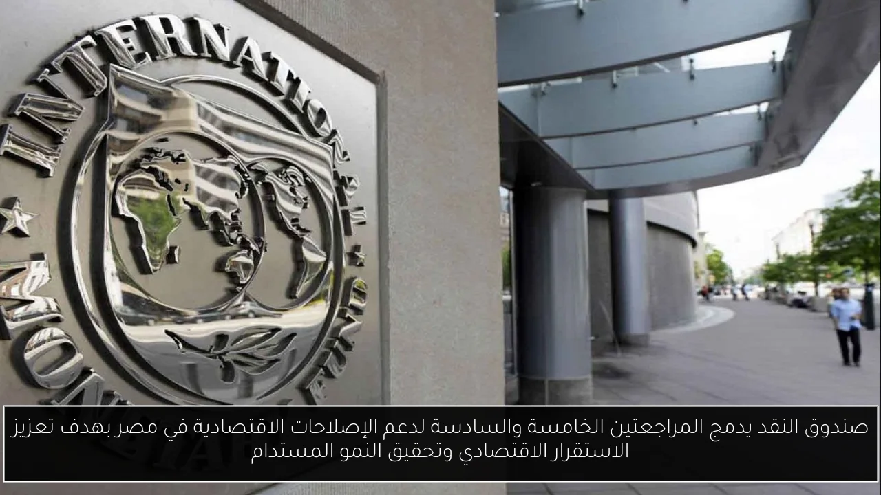 صندوق النقد يدمج المراجعتين الخامسة والسادسة لدعم الإصلاحات الاقتصادية في مصر بهدف تعزيز الاستقرار الاقتصادي وتحقيق النمو المستدام