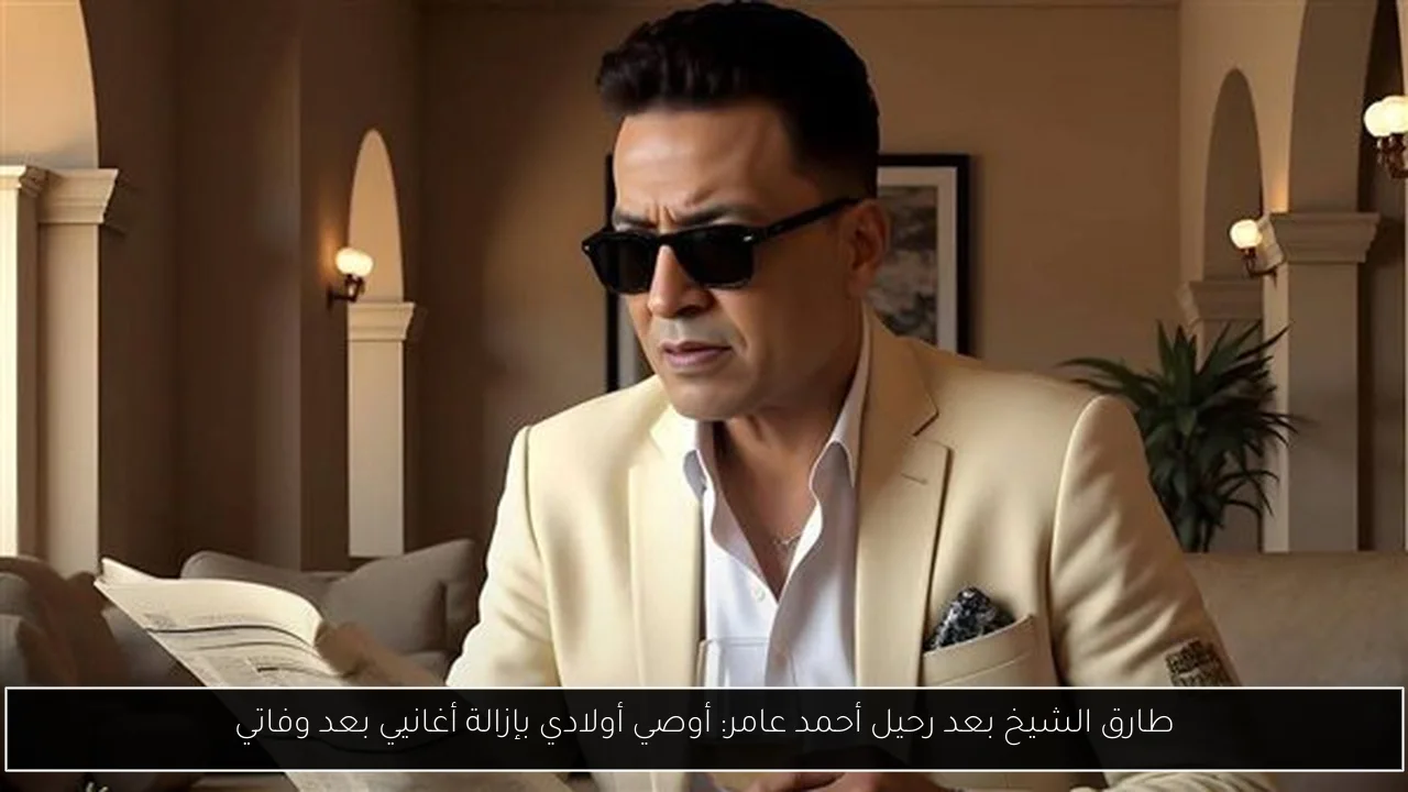 طارق الشيخ بعد رحيل أحمد عامر: أوصي أولادي بإزالة أغانيي بعد وفاتي