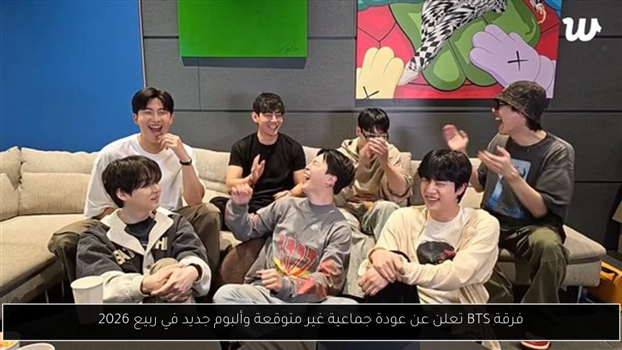 فرقة BTS تعلن عن عودة جماعية غير متوقعة وألبوم جديد في ربيع 2026