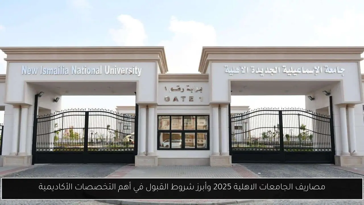 مصاريف الجامعات الاهلية 2025 وأبرز شروط القبول في أهم التخصصات الأكاديمية