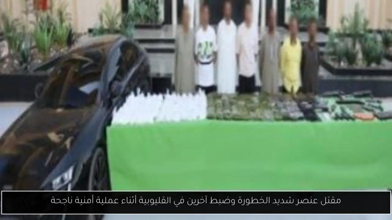 مقتل عنصر شديد الخطورة وضبط آخرين في القليوبية أثناء عملية أمنية ناجحة
