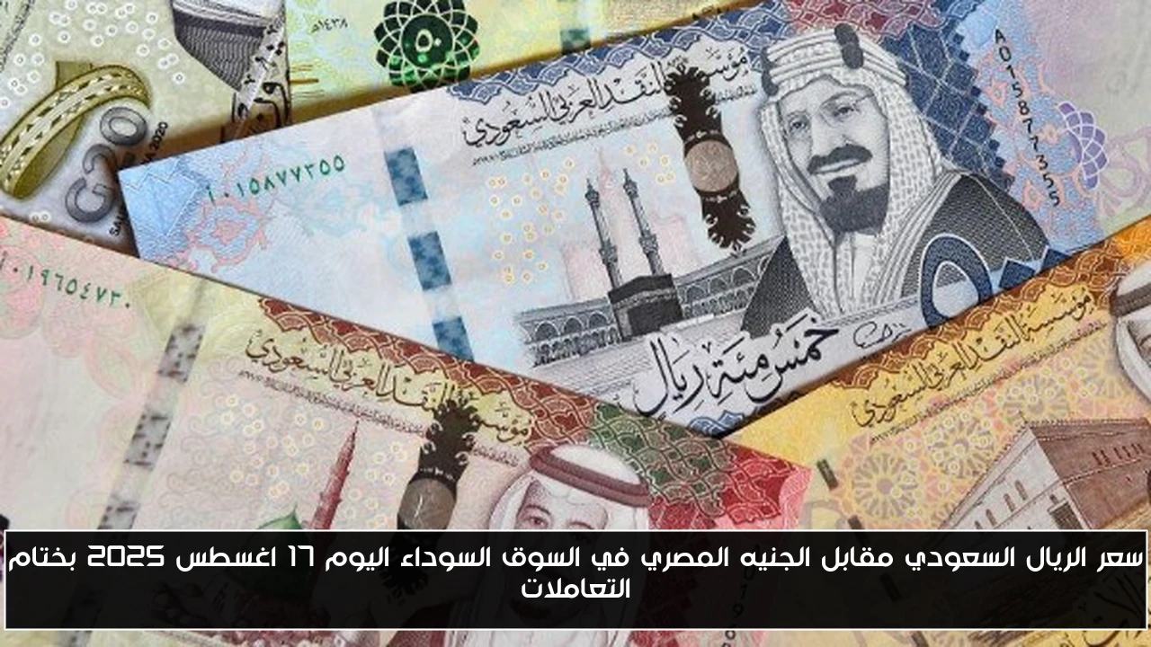 سعر الريال السعودي مقابل الجنيه المصري في السوق السوداء اليوم 17 اغسطس 2025 بختام التعاملات