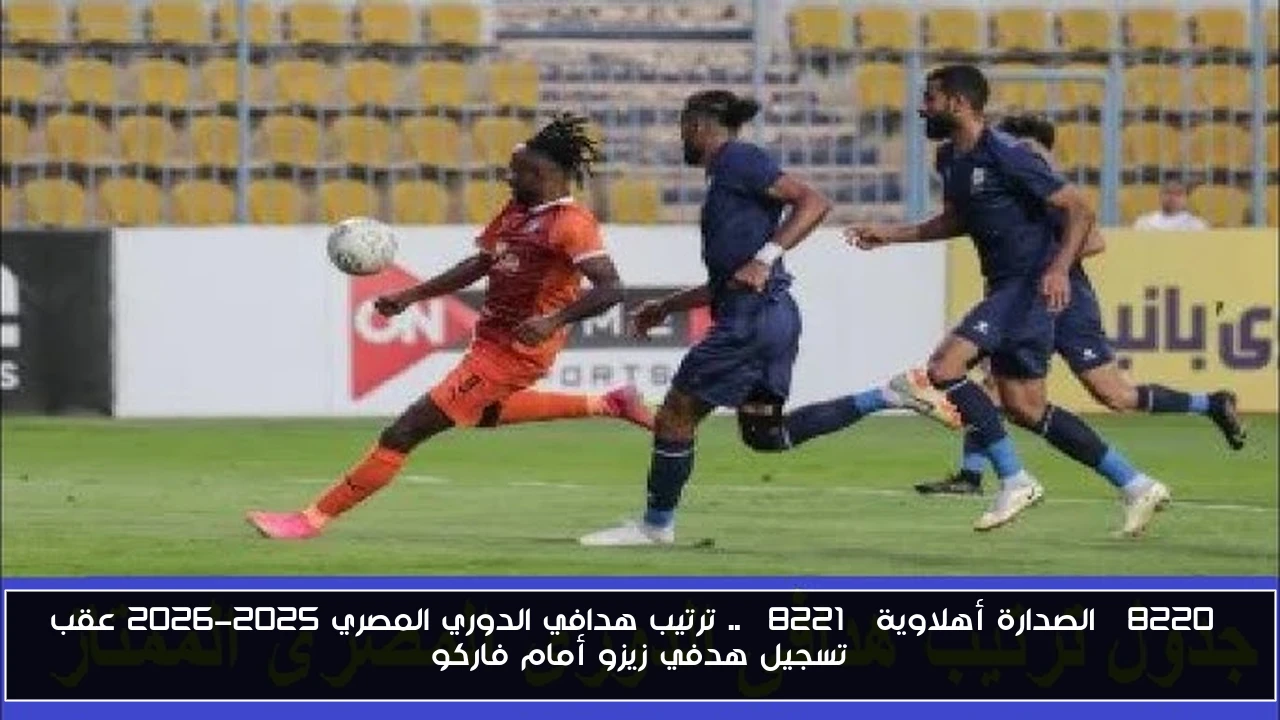 “الصدارة أهلاوية” .. ترتيب هدافي الدوري المصري 2025-2026 عقب تسجيل هدفي زيزو أمام فاركو