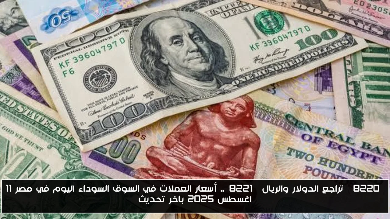 “تراجع الدولار والريال”.. أسعار العملات في السوق السوداء اليوم في مصر 11 اغسطس 2025 باخر تحديث