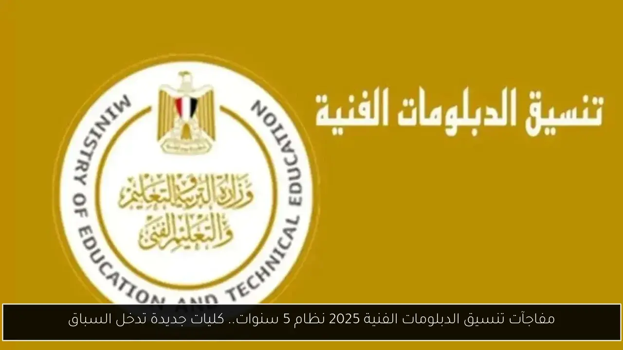 مفاجآت تنسيق الدبلومات الفنية 2025 نظام 5 سنوات.. كليات جديدة تدخل السباق