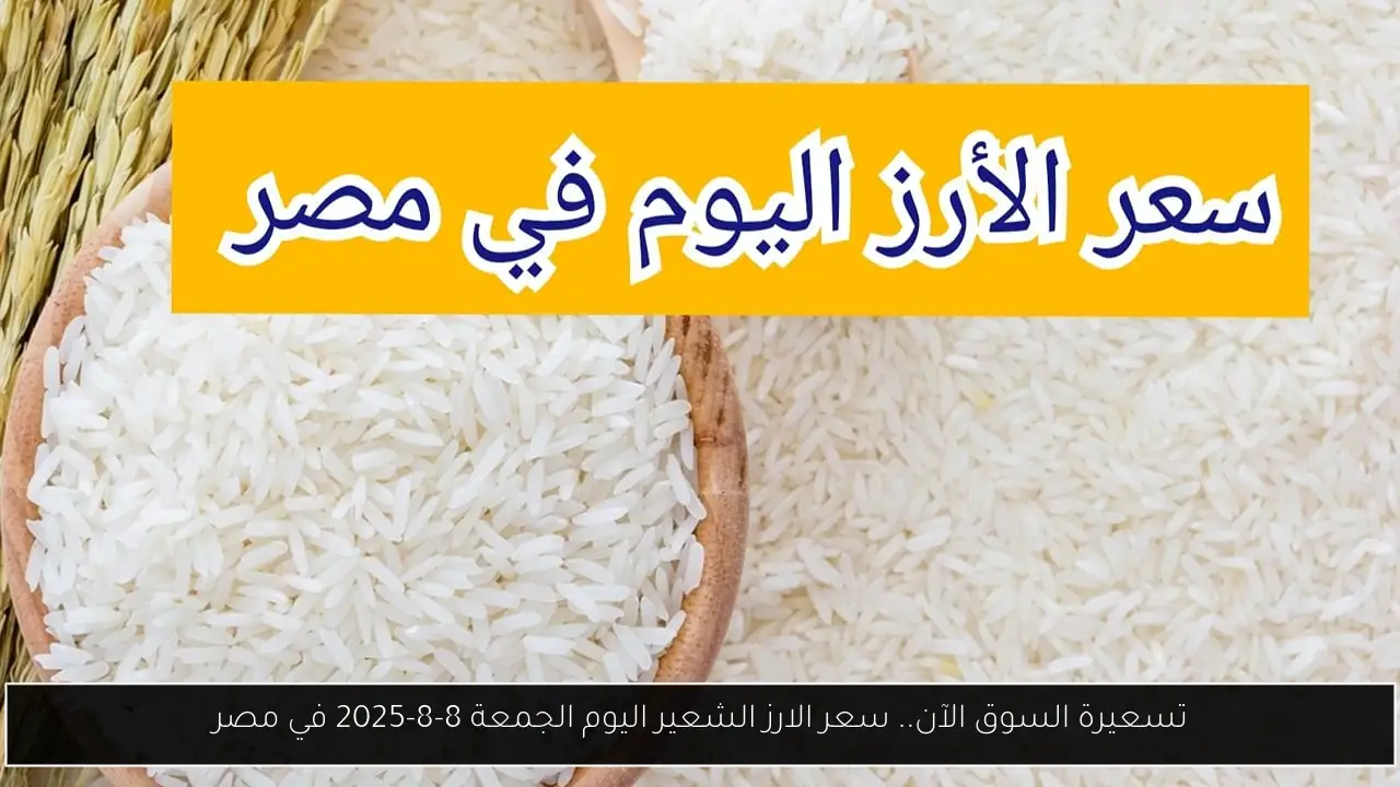 تسعيرة السوق الآن.. سعر الارز الشعير اليوم الجمعة 8-8-2025 في مصر