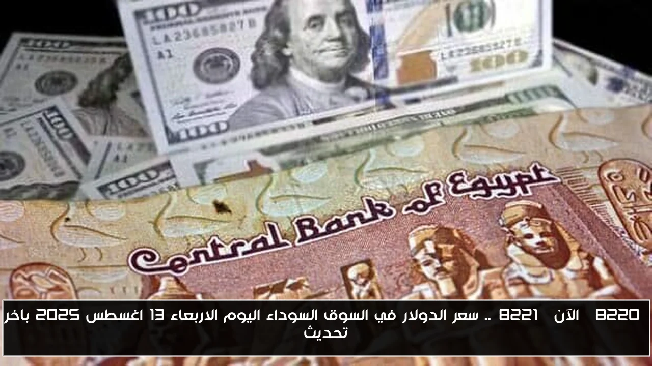 “الآن”.. سعر الدولار في السوق السوداء اليوم الاربعاء 13 اغسطس 2025 باخر تحديث