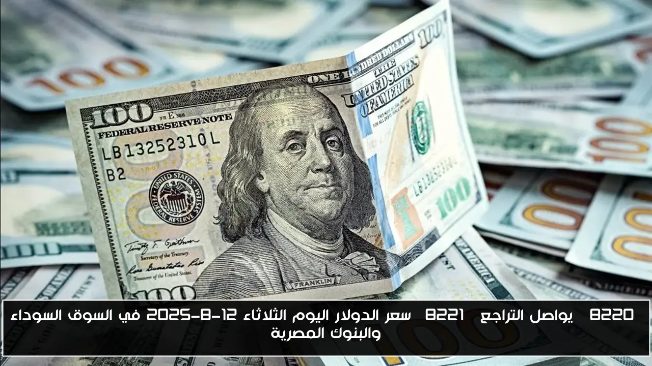 “يواصل التراجع” سعر الدولار اليوم الثلاثاء 12-8-2025 في السوق السوداء والبنوك المصرية