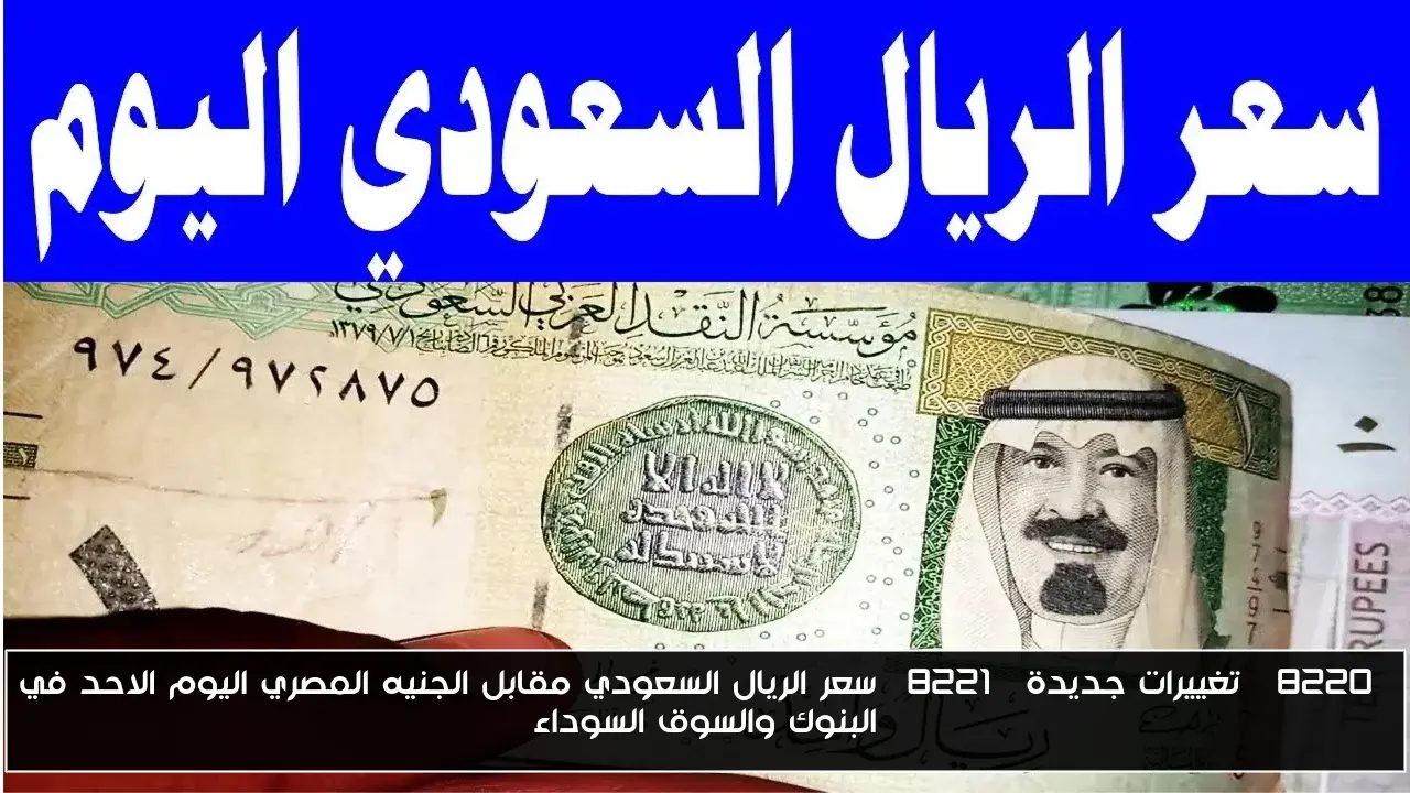 “تغييرات جديدة” سعر الريال السعودي مقابل الجنيه المصري اليوم الاحد في البنوك والسوق السوداء