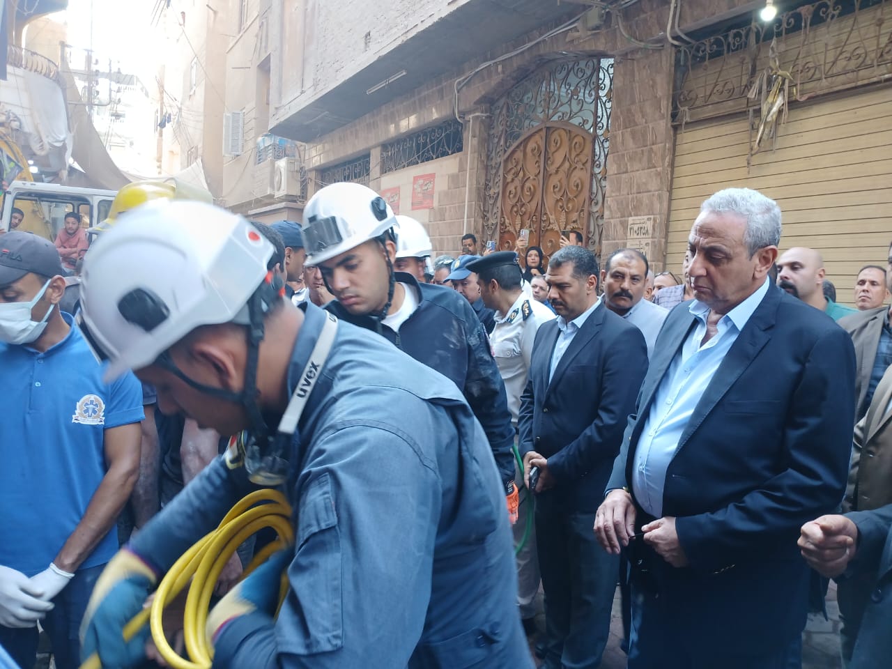 الجهود المبذولة في الحادث