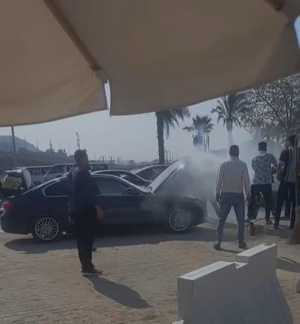 السيارة المتضررة