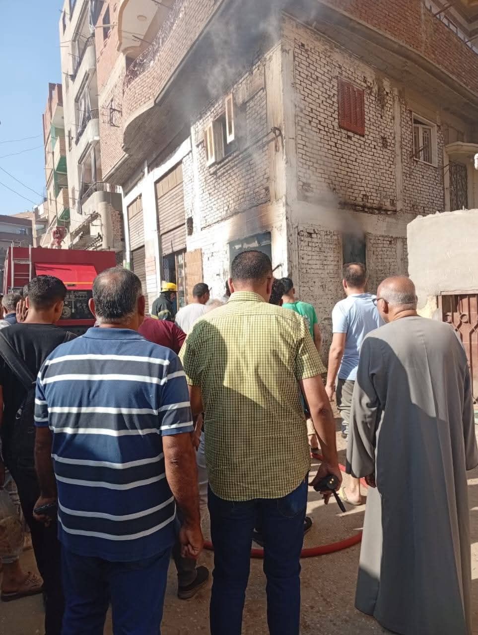 صورة من موقع الحريق