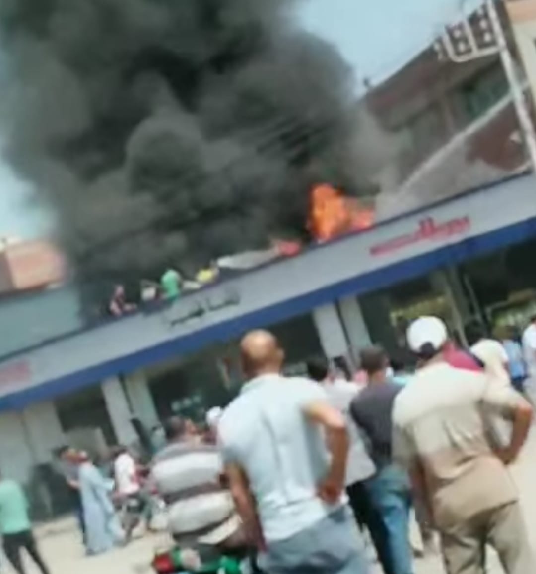 حريق في طنطا