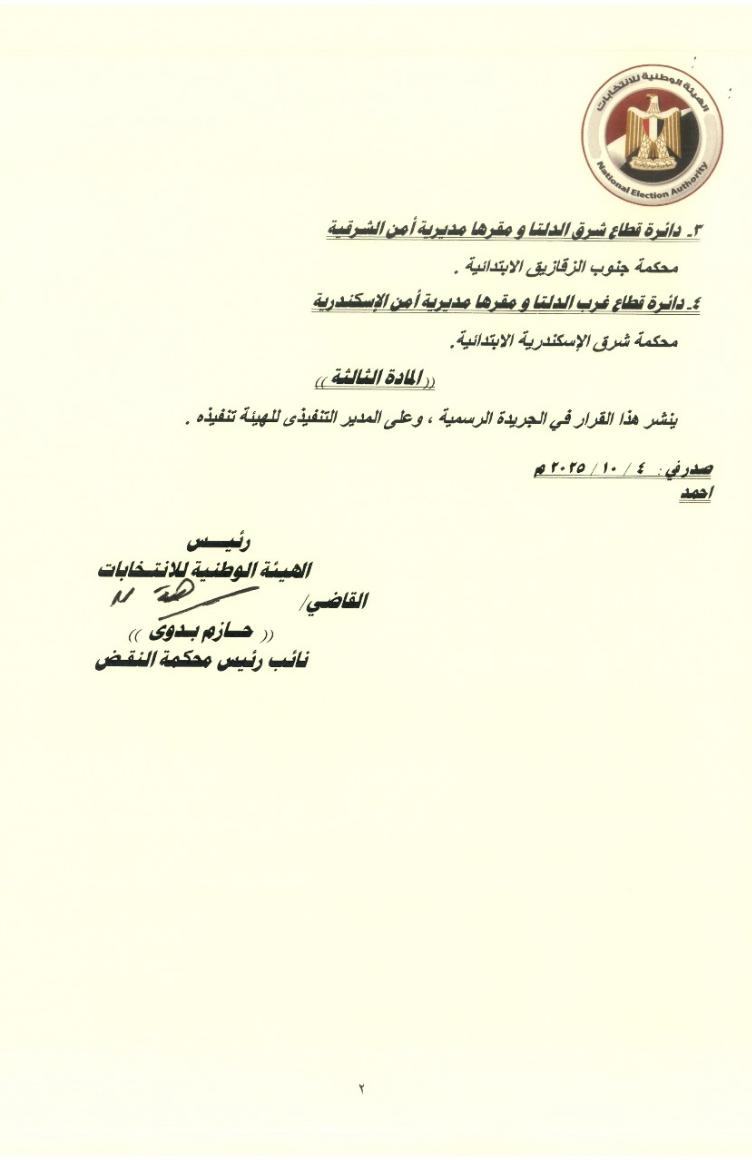 اجراءات الانتخابات