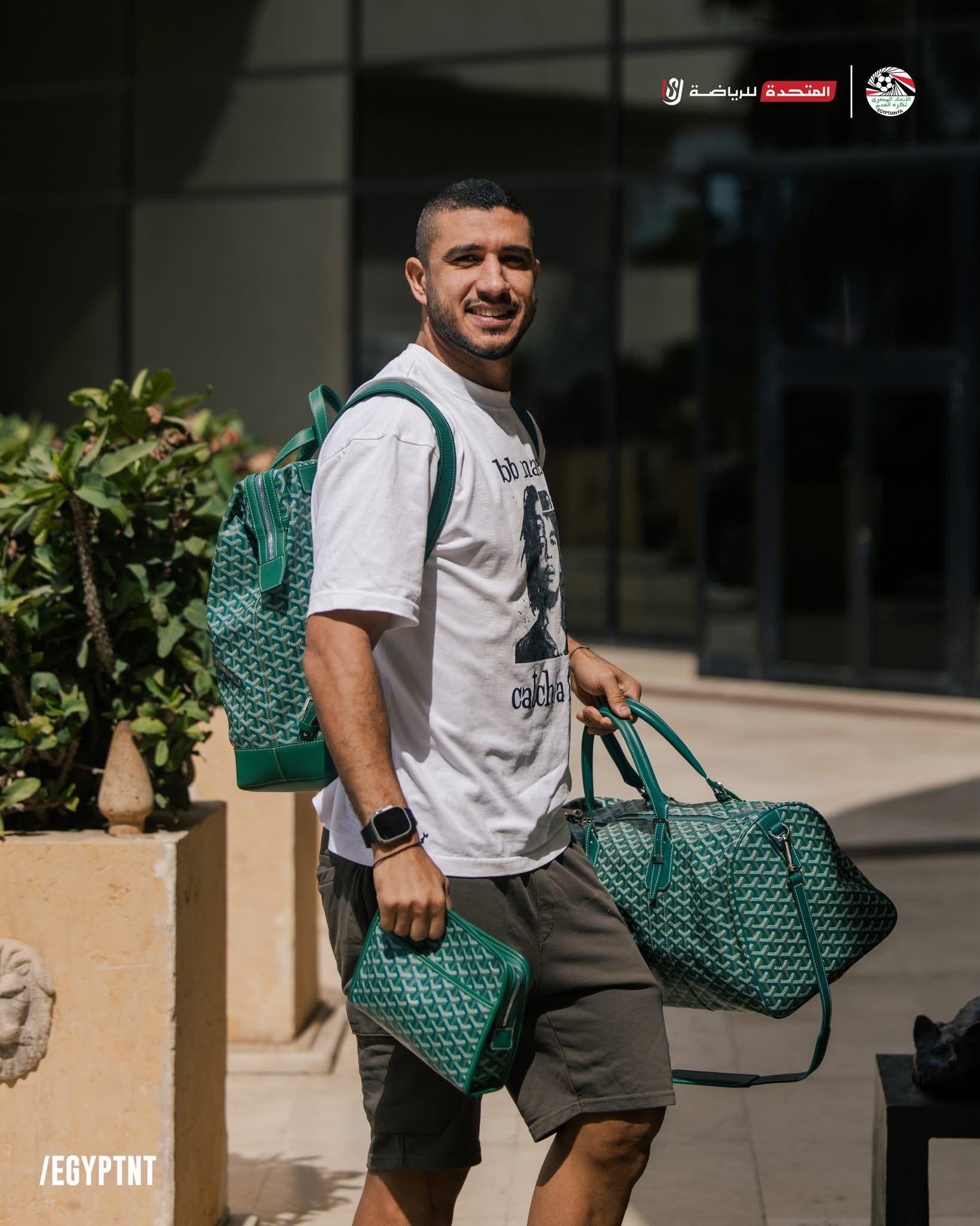 لاعبو المنتخب أثناء المعسكر