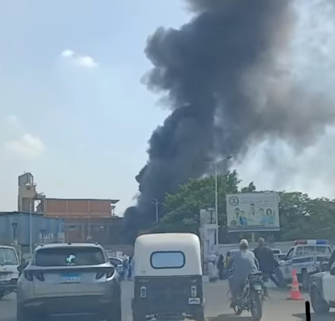 حريق في طنطا