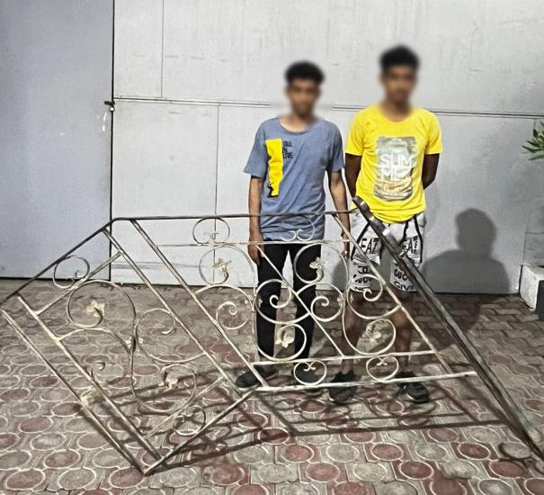 صورة من الحادث