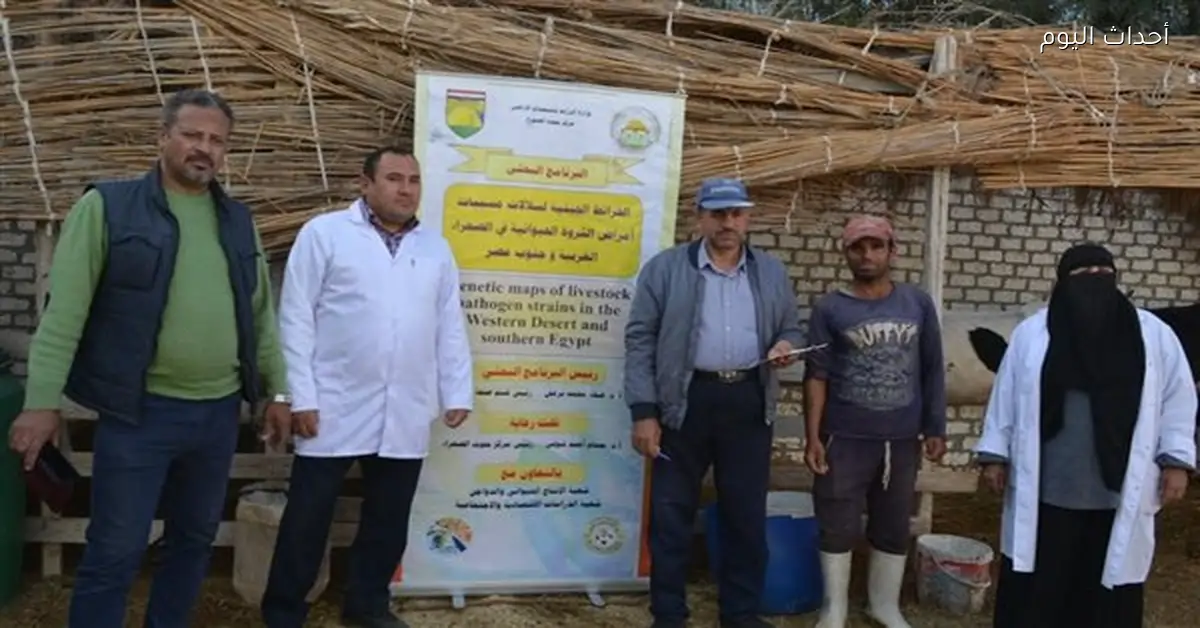 بحوث الصحراء تطلق قوافل إرشادية وبيطرية لمربي الثروة الحيوانية في مطروح