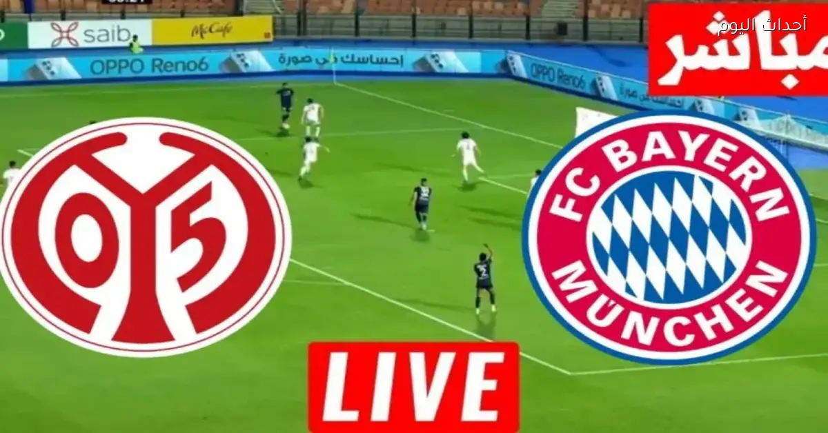 بايرن ميونخ وماينتس في قمة الجولة 14 من الدوري الألماني