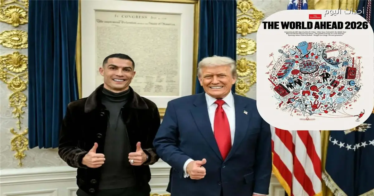 كريستيانو رونالدو يقترب من كأس العالم 2026 بعد غلاف “ذي إيكونوميست” وزيارة ترامب
